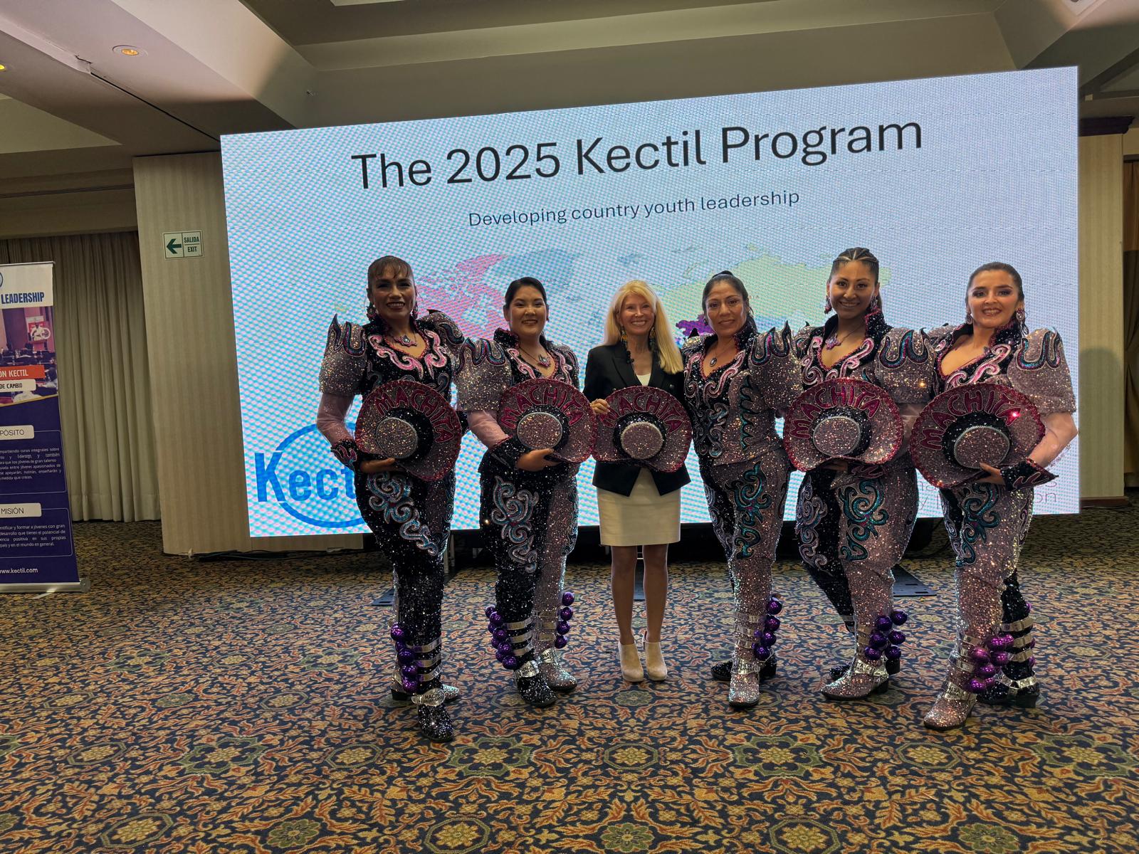 Traditional dancers performing during a Kectil program.
